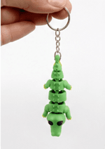 Flexi Crocodile Articulated Keychain – Cute 3D Printed Fidget Animal Keyring