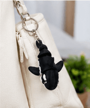 Flexi Orca Whale Articulated Keychain – Cute 3D Printed Killer Whale Keyring 4