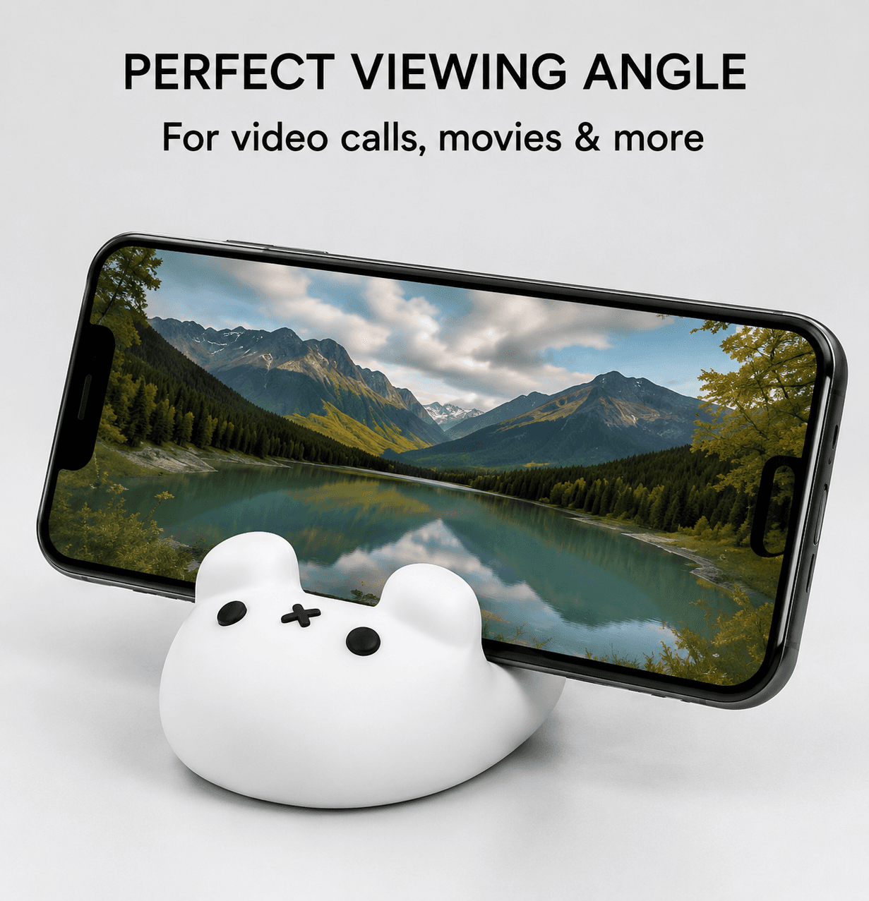 Cute Bunny Phone Stand – 3D Printed Mobile Holder for Desk & Bedside 5